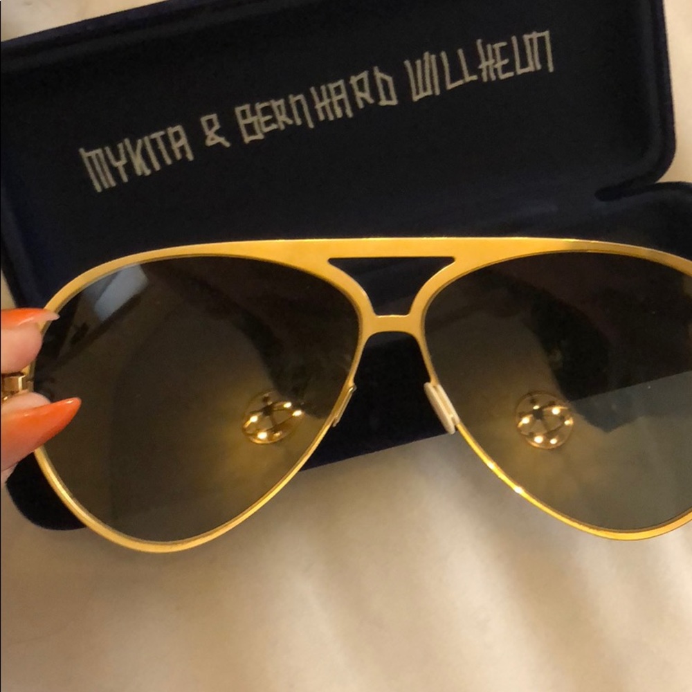 Mykita Gold Franz Sunglasses - Picture 5 of 8